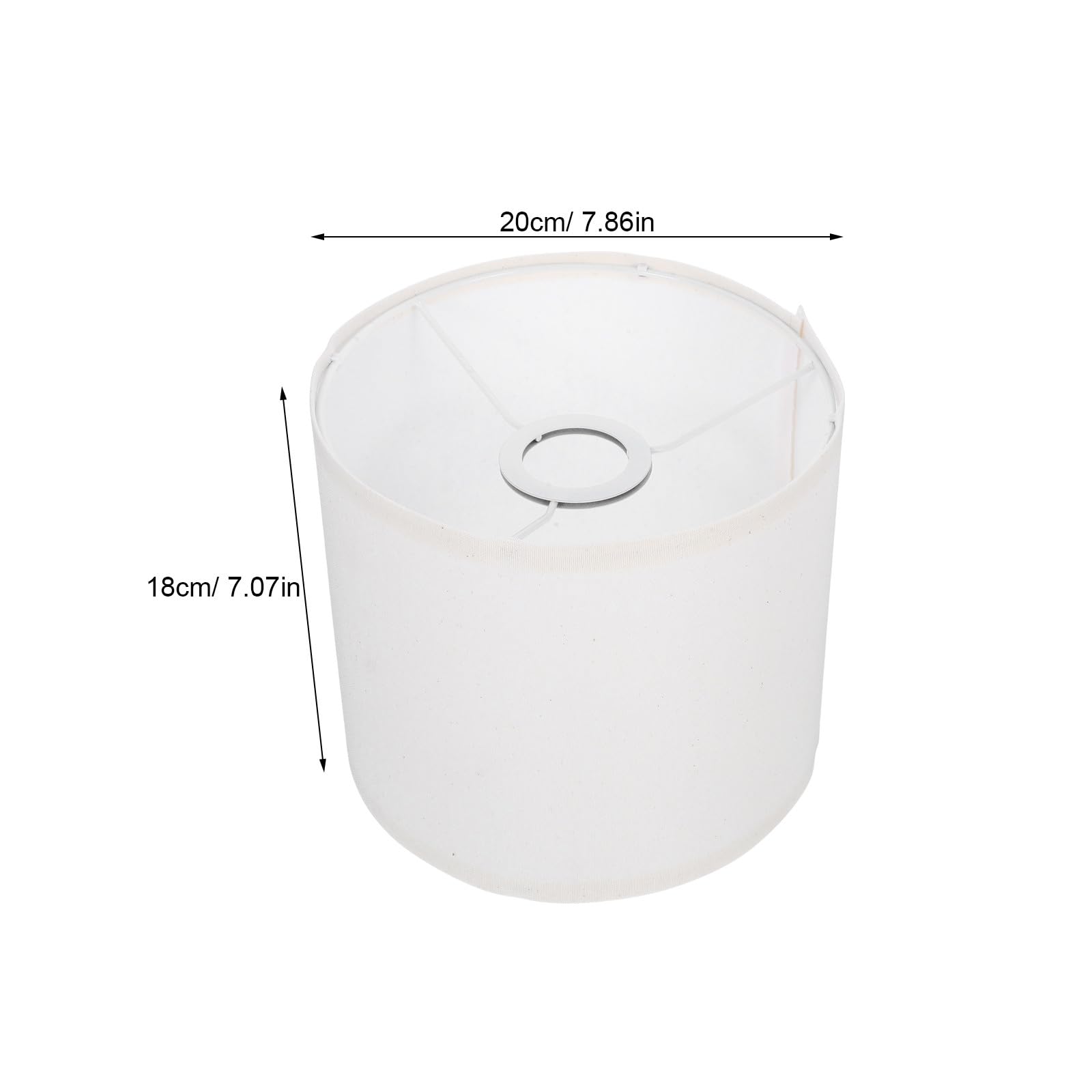 MAGICLULU Pantallas Protección Ocular Diseño Desmontable de Lámpara de Lino Beige Paquete de 2 Unidades para Lámparas de Mesa Pared para Hogar y Hotel