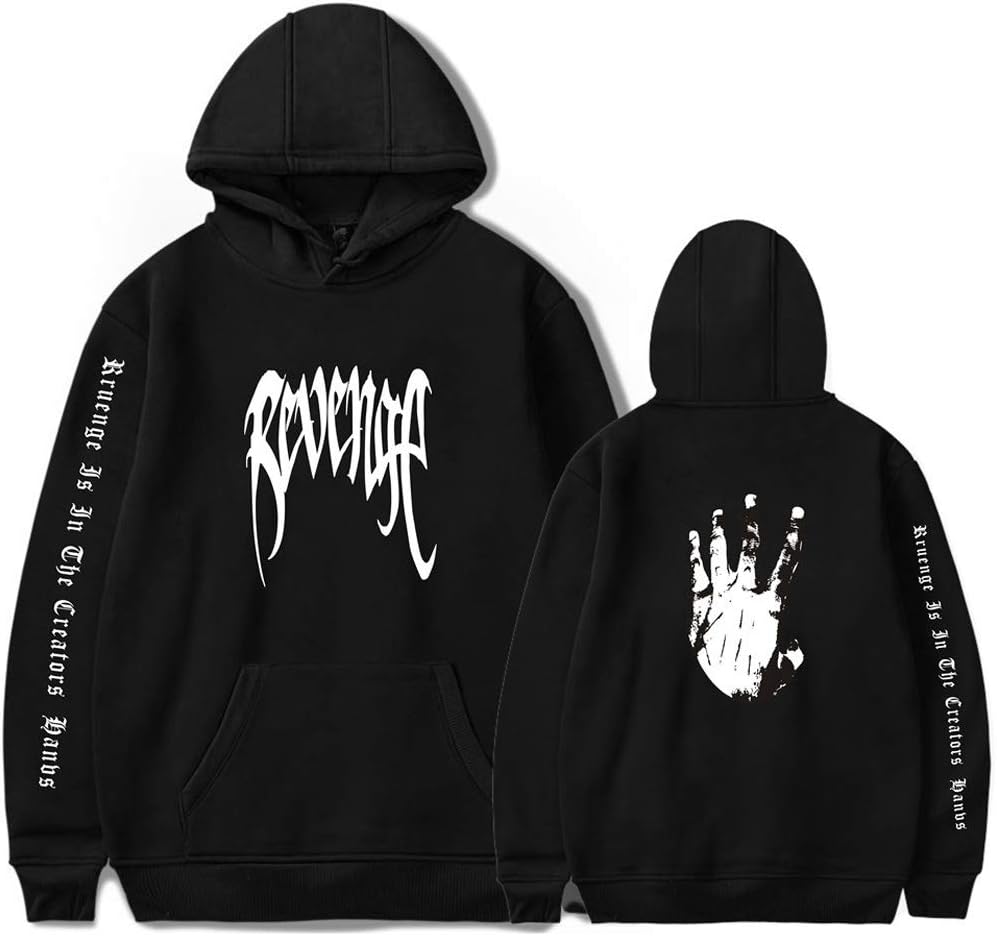 singslife Fashion Xxxtentacion Hoodie Sweatshirt Rip Xxxtentacion Hip Hop Rapper Hoodies Revenge Man Clothing