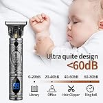 AMULISS Professional Trimmer Mens Hair Clippers, Zero Gapped Cordless Beard Barber Set & Grooming Kit Rechargeable LED Display for Men, Gift for Men - Image 5