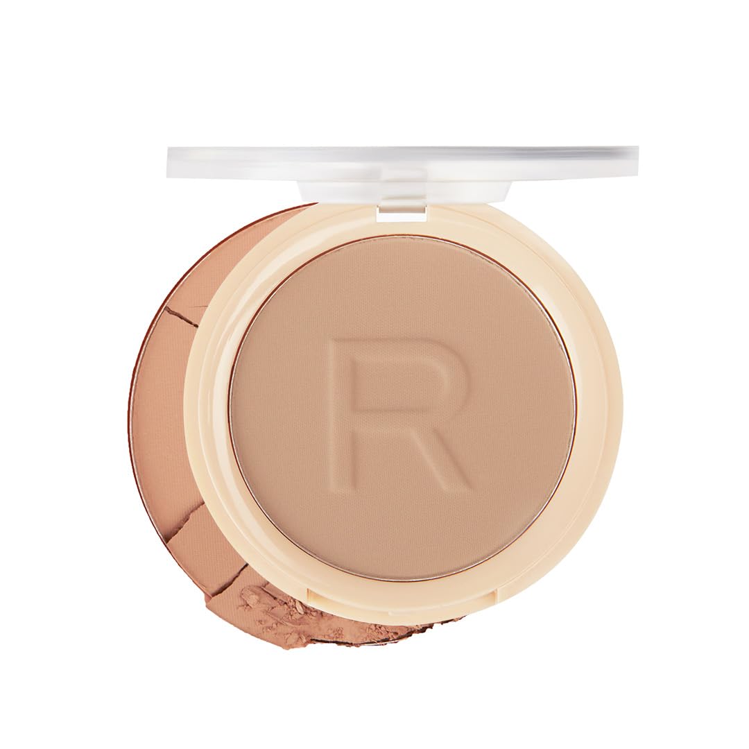 Makeup Revolution Reloaded Pressed Powder Beige Makeup Powder Mineral Glow Dermatologist Tested