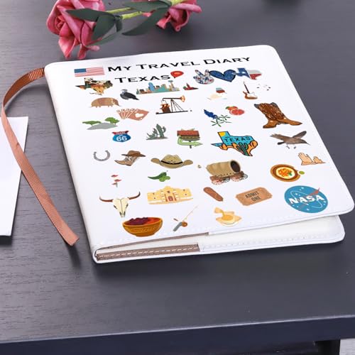 LQRI Texas Tourist Leather Notebook Texas Vacation Trip Gift Texas State Souvenirs Gift Texas Travel