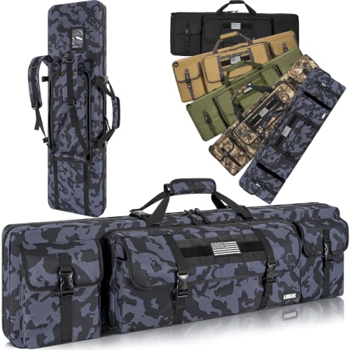 Image of 28 /32 /36 /42 /46 /48 /51 /55 inch Double Rifle Case Soft Gun Bag Tactical Backpack | Portable Long Rifle Bag for Outdoor Hunting Shooting, Gun Case Firearm Storage & Transportation, Hunting Shooting Range