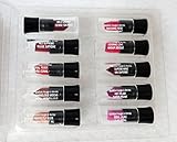 Avon New True Color Perfectly Matte Lipstick Bullet Samples 10 Assorted Colors Pack 1