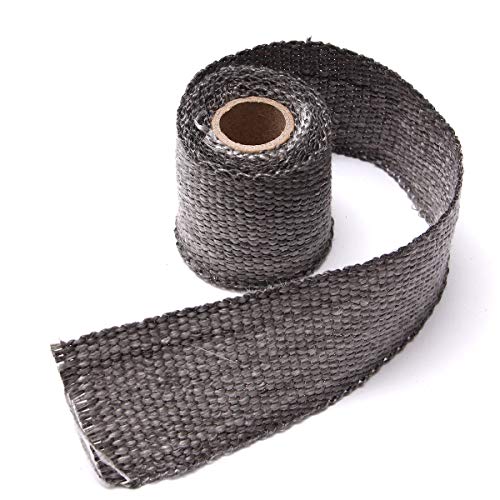 Spedy 1.5M Exhaust Header Pipe Heat Wrap Manifold Turbo Shields Insulation Roll Tape Motorcycle Grey Model No_Alindnk726-image-18