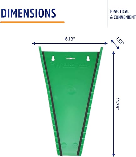 Miniatura 5 de Protoco 2010 Reverse 12 piezas soporte para llaves, organizador de herramientas para caja de herramientas, carro de herramientas o montaje en pared,