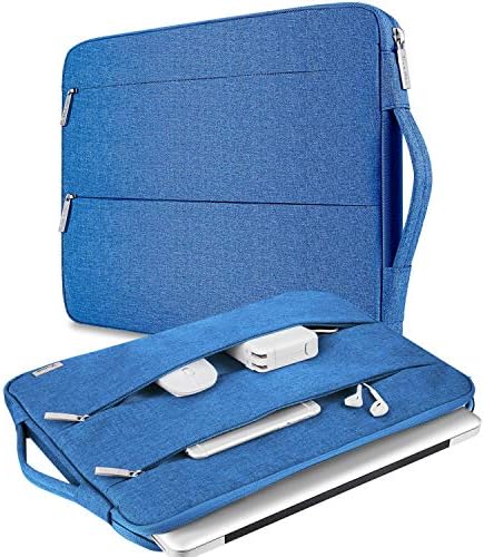 V Voova Laptop Sleeve Carrying Case 13 13.3 14 Inch Compatible with MacBook Air 13 2020 M1/2022 M2,MacBook Pro 13/14 2021,Chromebook 14,Slim Computer Bag Cover with Handle,Light Blue