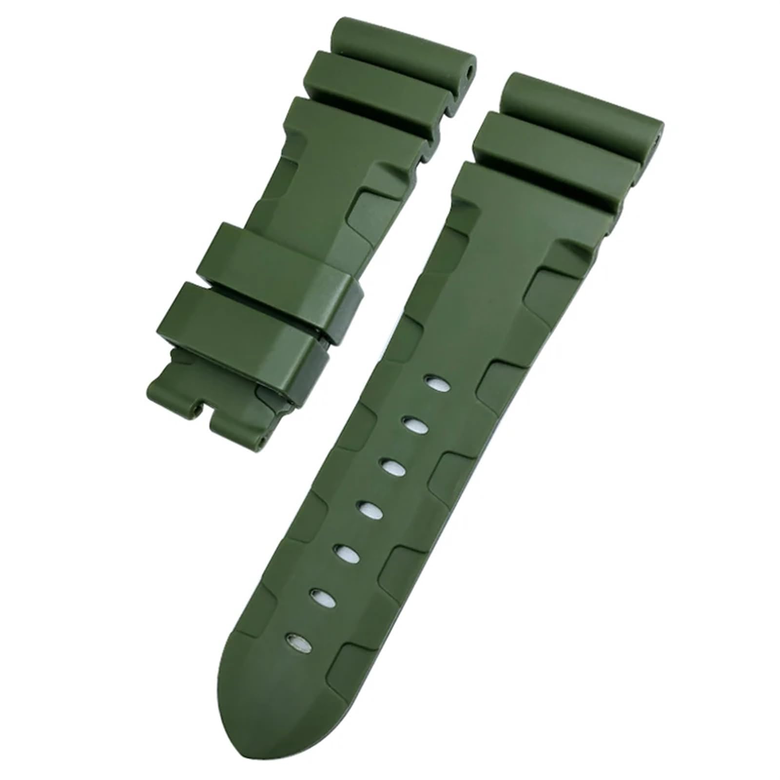 26mm 24mm Nature Rubber Watchband Fit for Panerai PAM Silicone Red Blue Watch Strap Waterproof Bracelets Tools