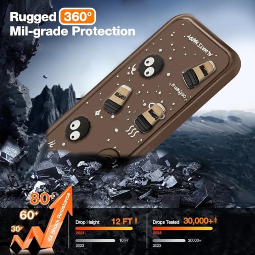 Image of Bintage Back Cover Compatible for Realme X (4G) | Cute 3D Taddy Ball Bear Milk Cake Coffee Silicon Case Full Body & Camera Protection - Brown