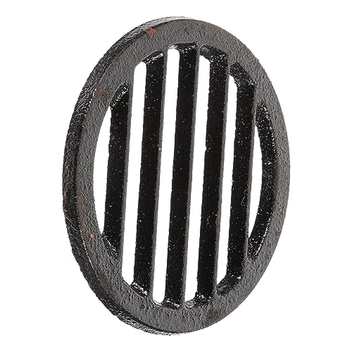 Tofficu de Rejilla para Desagüe de Suelo de Hierro Filtro Antiolor y Atrapapelo para Baño Resistente y Duradera Reemplazo para Sumidero y Ducha