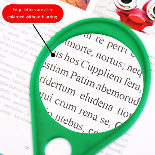 Hand-Held Reading Magnifiers Portable Toy Magnifier Children Magnifying Glass For Stationery Experiment Stationery Tools #TOP7