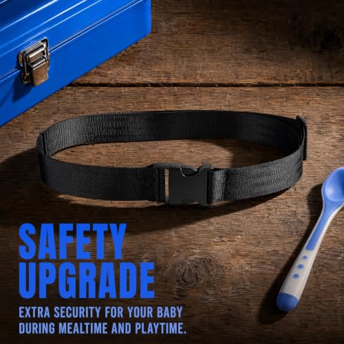 Image of 3 Pack High Chair Straps Replacement, Adjustable Baby Chair Harness Straps, Portable Straps for Toddler Feeding Chair, Stroller
