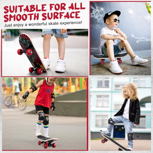 Honoson 7 Pcs Skateboard Kids Set