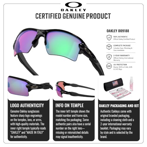 Image of Oakley FLAK 2.0 XL OO9188 Rectangle Sunglasses With Official Eyewear Kit | Men's & Women's Sunglasses