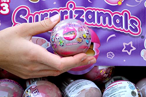 Joy Toy - Surprizamals - kleine süße 6 cm Plüschis in Überraschungskugel, Bunt