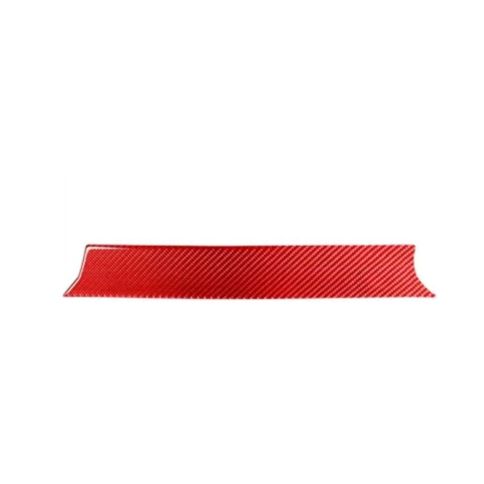 QBKGMEWCA Red Car Center Console Panel Cover Trim Strips Sticker Compatible for Mazda CX-5 Carbon Fiber Interior Accessories(Type3)