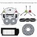 Fixbetter Zubehör für Ecovacs Deebot X1 Omni / X1 e Omni / X1 Turbo / T10 Turbo / T10 Omni Saugroboter Ersatzteile, 1 Hauptbürste, 2 HEPA-Filter, 6 Seitenbürsten, 4 Wischtücher, 1 Bürste (14 Stück)