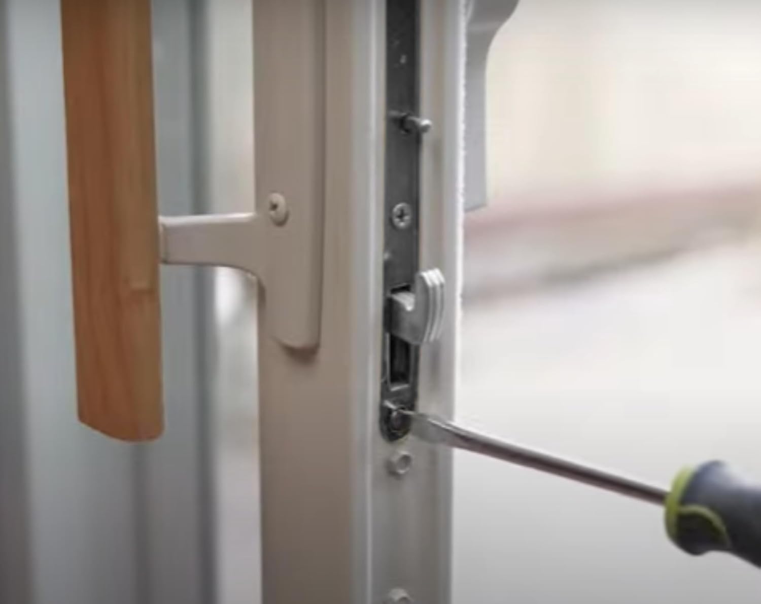 11-3/4" Multi-Point Mortise Lock with Face Plate and Keeper for Sliding Patio Glass Door | Mortise Lock for Patio Sliding Door | Lock Replacement Sliding Door (11-3/4" Mortise Lock and Keeper)