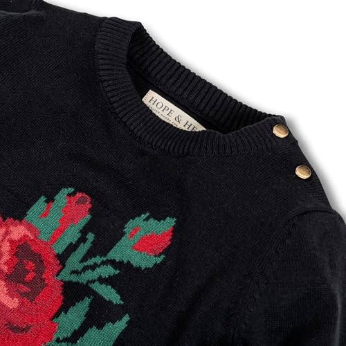 Hope & Henry Girls' Intarsia Horse Sweater4