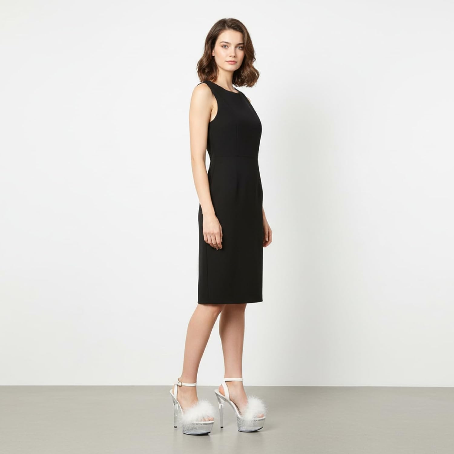 Women's Clear Platform Stiletto High-heeled Sexy Ankle Strap Dance Heels Sandals - Image 3