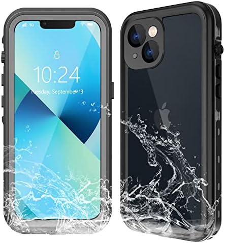 WIFORT Case for iPhone 13 IP68 Waterproof 360 Degree Full Body Protection, for iPhone 13 Case Shockproof Built in Screen Protector, Phone Case for iPhone 13 5G 6.1