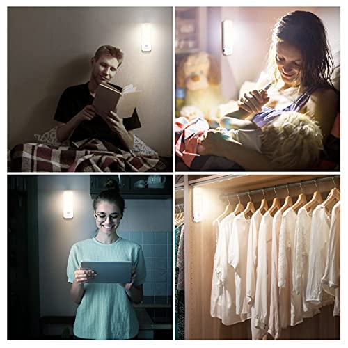 Rechargeable Night Light,Wardrobe Motion Sensor Lights Indoor,Cupboard Light With Magnetic Strip Stick on Closet,Under Cabinet,Kitchen,Bedroom,Stairs,Hallway-1 Pack - Cosy Home Interiors Rechargeable Night Light,Wardrobe Motion Sensor Lights Indoor,Cupboard Light With Magnetic Strip Stick on Closet,Under Cabinet,Kitchen,Bedroom,Stairs,Hallway-1 Pack - Image 6