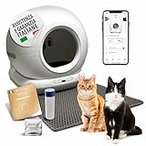 SYBILPET Lettiera Gatto Autopulente Automatica, Antiodore, Capacità Massima 72L con Monitoraggio App e Deodorante Sostituibile per un Ambiente Fresco e Privo di Odori.