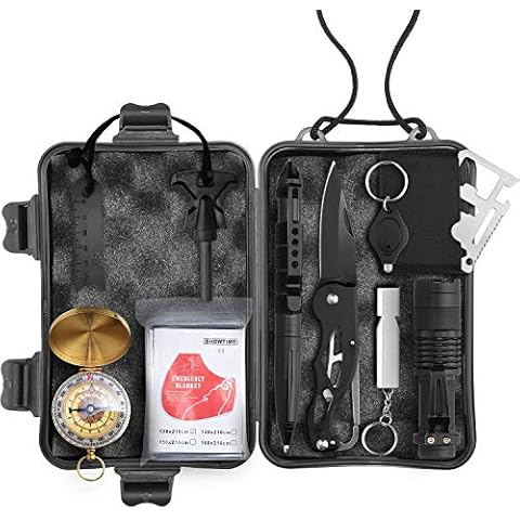Wild Peak Prepare-1 Survival Tool Kit for Camping Gear, Hiking, Climbing, Fishing, Hunting, Backpacks, Cars (WP-20182812) Cover