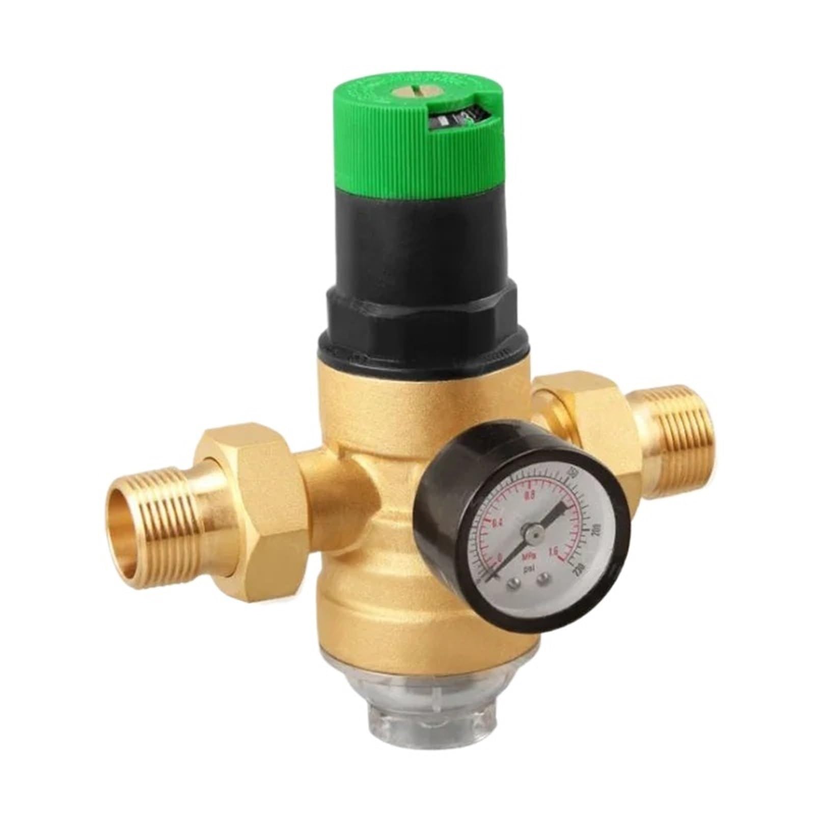 Xncdbvypa One Color Dn15 Dn20 Dn25 Brass Pressure Reducing Valve Regulating Water Purifying Filter(Dn15)