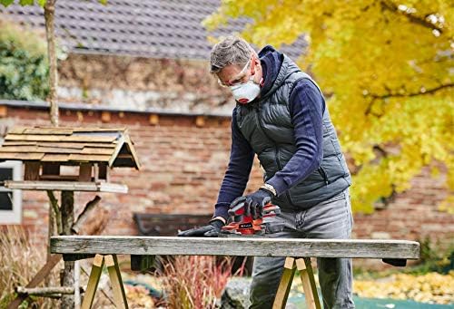 Einhell Power X-Change 1/3 Sheet Cordless Orbital Sander - 18V Electric Sander For Wood, Plaster And Metal - TE-OS 18/187 Li Solo Battery Sander With Dust Collection (Battery Not Included)