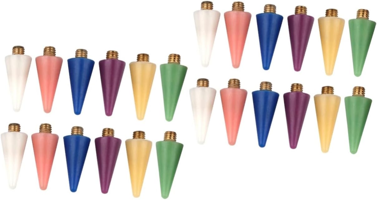 minkissy 24pcs Nail Art Point Crayon Nail Polish Tools Crystal Gems Jewelry For Nails Nail Art Pen Head Nail Dots Pen Tip Wax Pen Nail Pen Head Tip Jewelry Pen Head Nail