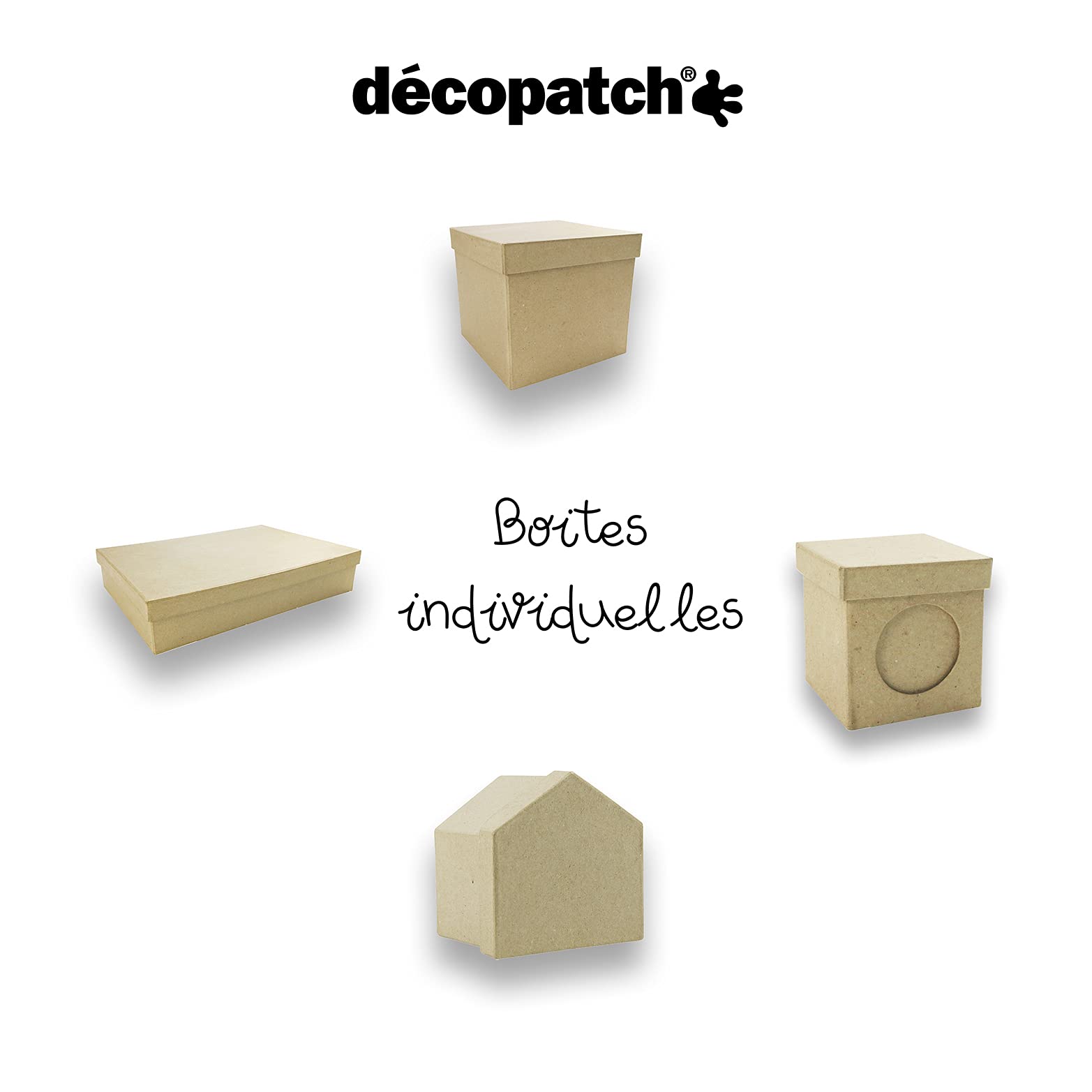 Décopatch - Ref EV001O - Mailbox/Letterbox - Papier Maché Object To