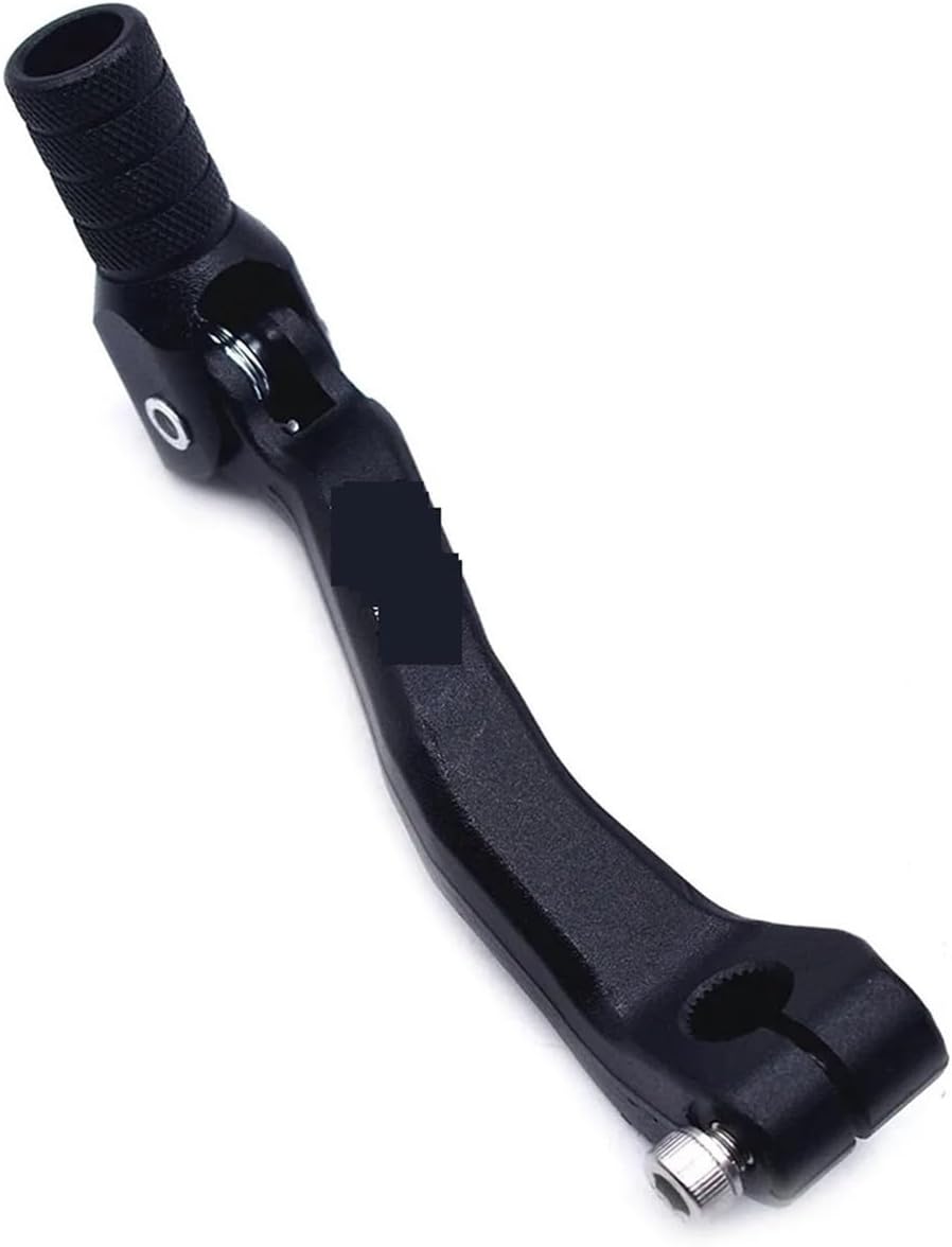 Motorcycle Aluminum Folding Gear Shift Lever Kayo Bosuer 110/125/140/150/160/250cc Bike Pit Bikes(Black Red)