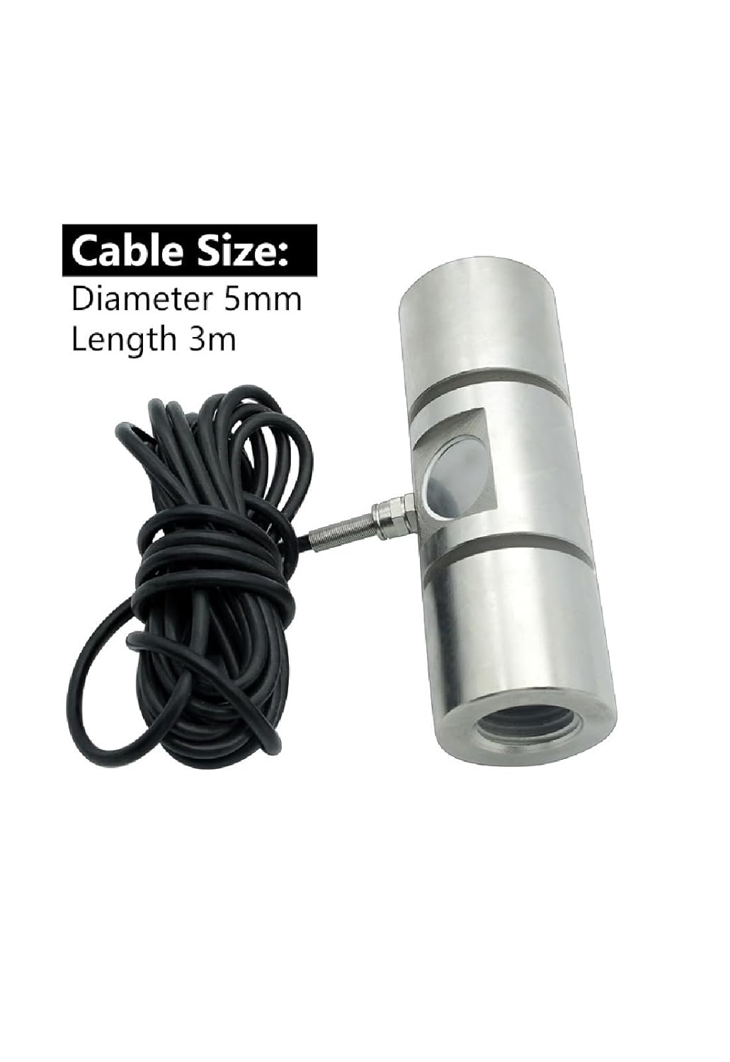 Huge Capacity Load Cell Weighing Torque Tension Sensor for Pull Compression Force Pressure Measuring 10T to 100T for DIY Electronic(10 ton)