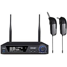EX-200/GT Wireless Guitar Microphone LCD Display for Electric Guitar Bass Keyborad Drums Violin 6.35mm Jack Electric Instruments