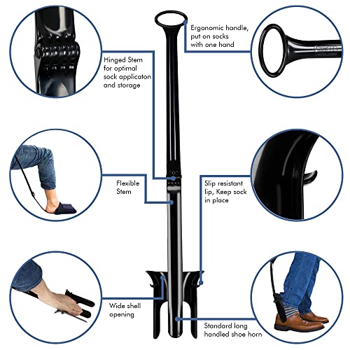 STAUBER Best Sock Aid - The Premium Sock Assist Device (2 Pack)