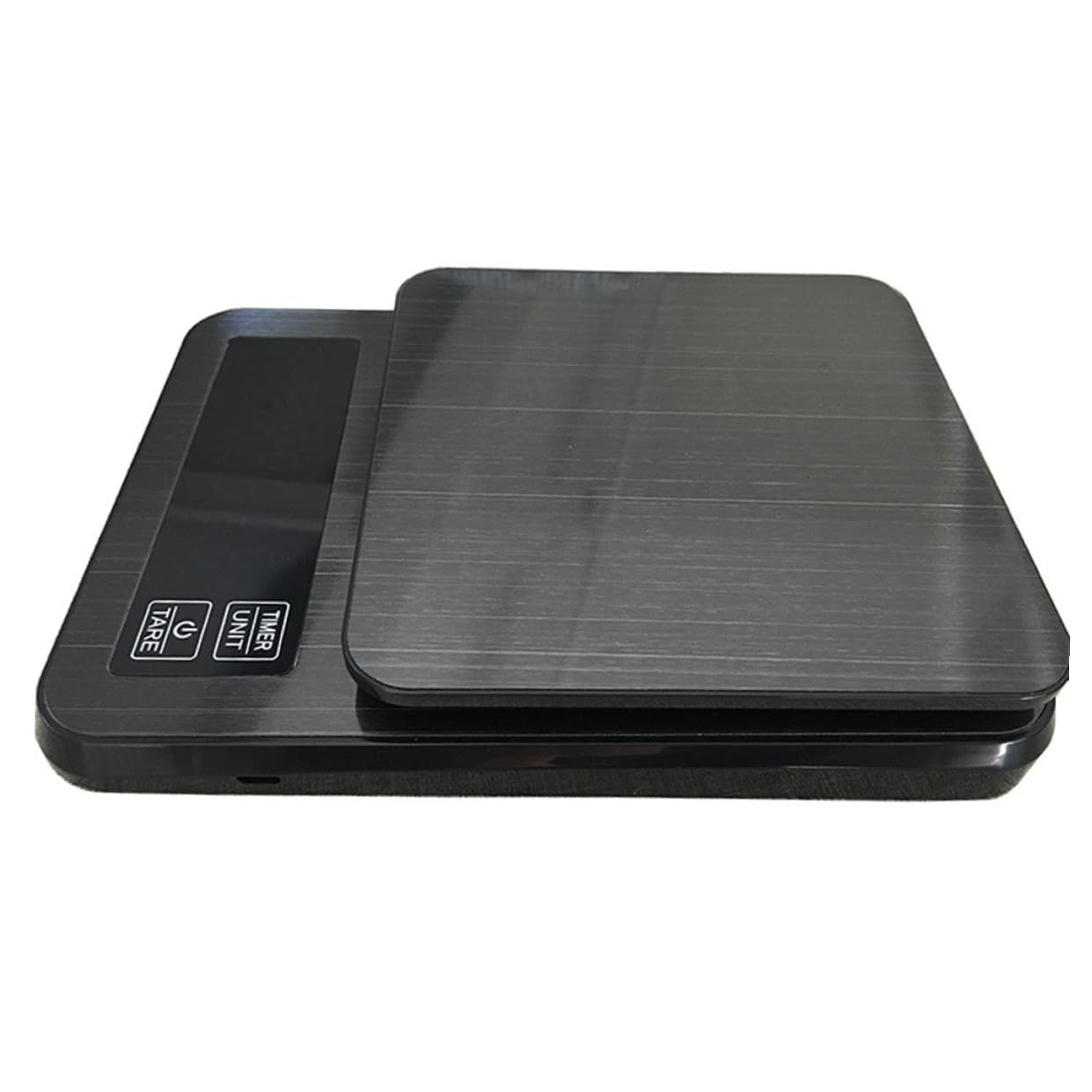 Báscula Digital Capacidad 5kg con Temporizador y Sensores de Precisión Pantalla LED Grande para Cocina y Café Adecuado para Cocinar y Hornear