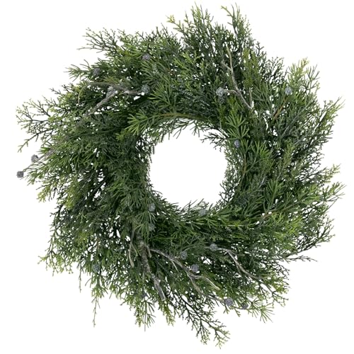 SHACOS Weihnachtskranz Tannenkranz Winterkranz Künstlich Türkranz...