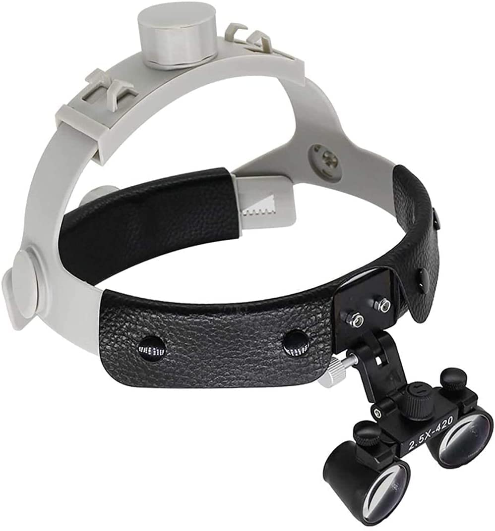 asdchZen Magnifyiglasses,Loupes,Magnifyiglasses,Headband Magnifier Soldeglasses Ledp Light Magnifyiloupe Detachable Headlamp Magnifyiglass Solder With 5 Lens