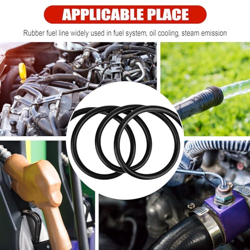 Image of 3 /16 Inch (5mm) ID Fuel Line Hose 15FT NBR Rubber Push Lock Hose High Pressure 300PSI for Automotive Fuel Systems Engines