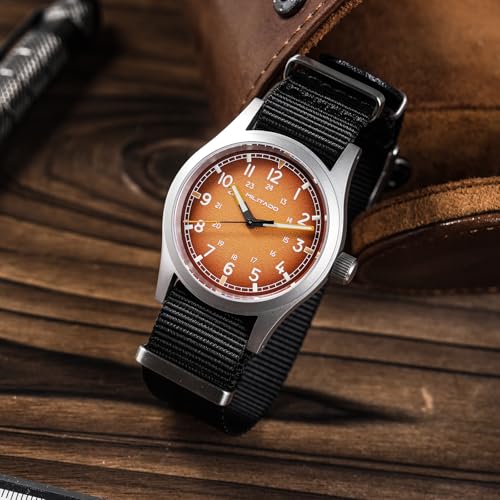Image of Militado ML05 38mm VH31 Quartz Watch - Domed Sapphire Crystal Field Watch C3 Super Luminous Retro Sweep Wrist Watch for Men 100M Waterproof