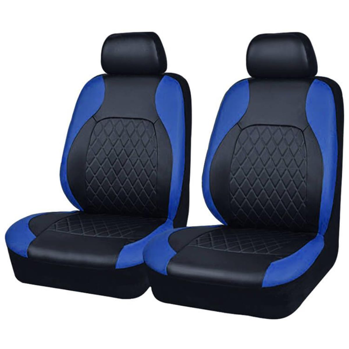 YUUSA Car Seat Covers for Puma Coupe ECT/Puma SUV/Mild Hybrid, Universal Comfortable and Breathable, Nonslip Cars Front Seat Covers Interior Accessories,B Blue