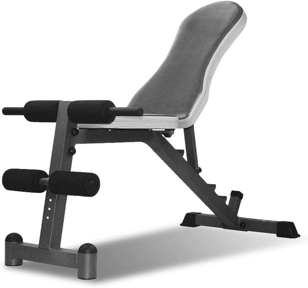 AYCDL Dumbbell Bench Dumbbell Bench Commercial Fitness Bench Multi-Function Abdominal Board Supine Board Home Bench Stool,Grey-127 * 66 * 105cm