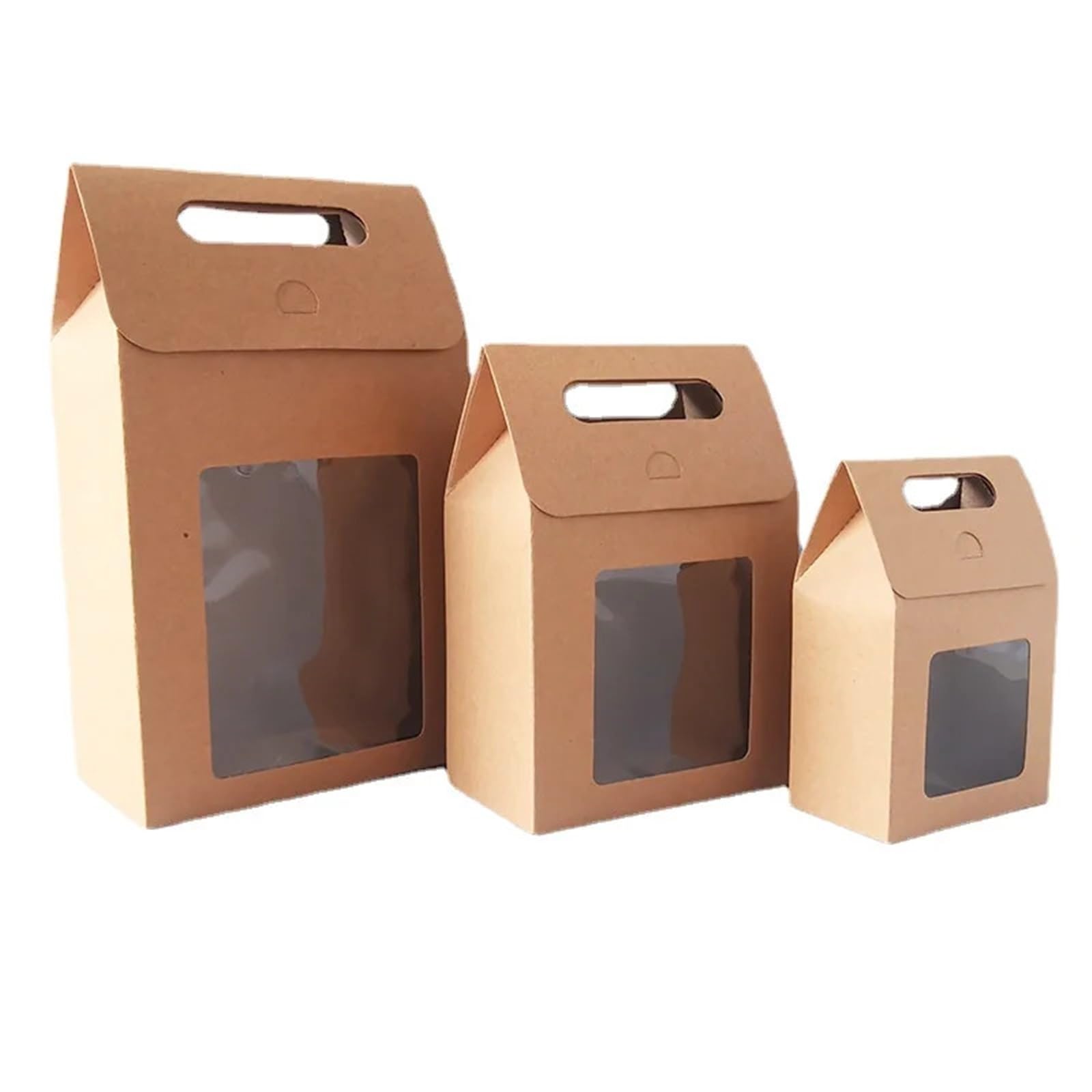 Sacchetti regalo portatili in carta Kraft da 15/25 pezzi