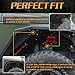 JROAD Inner Fender Front Fender Liners Compatible with Jeep Wrangler JK JKU Aluminum,with 4 LED Lights for 2007-2018 Wrangler Accessories JK JKU Sport Sahara Rubicon 2/4 Doors