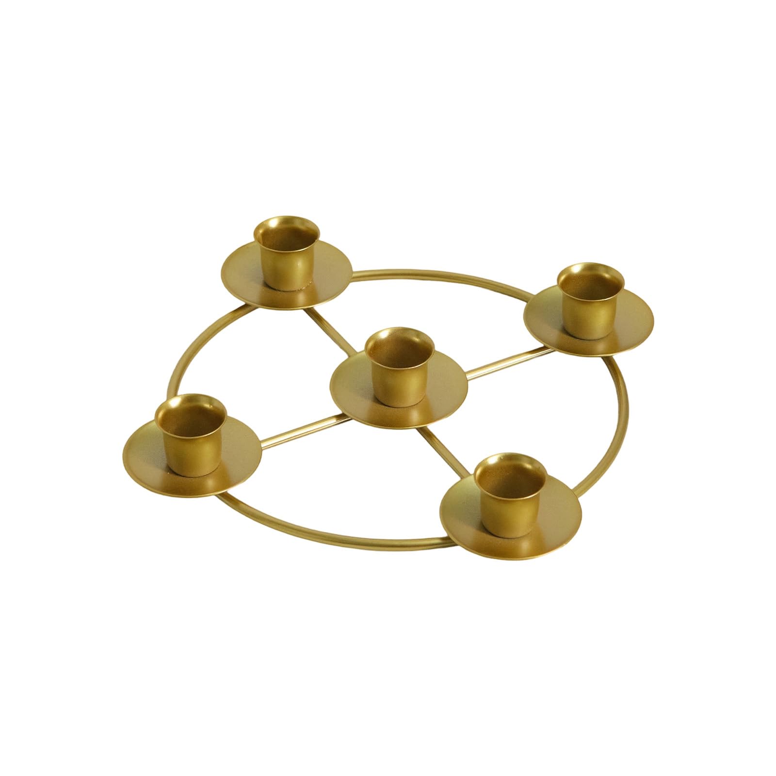 Tsophreniq Cast Iron Metal Candelabra Candlestick Holder Decorative Stand Taper Holder for Wedding Party Home Decors Table Candelabra Centerpieces
