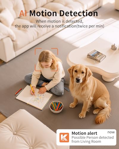Techage K07 2K 4-Pack Indoor/Outdoor Camera – Wired, Local Recording, IP65 — view 5