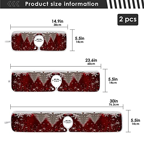 winter gnomes snowflake faucet sink mat for kitchen 2 pack red christmas tree snowman bathroom drying mat absorbent splash water catcher mats microfiber cloth drip protector splash pad 14x5 inches