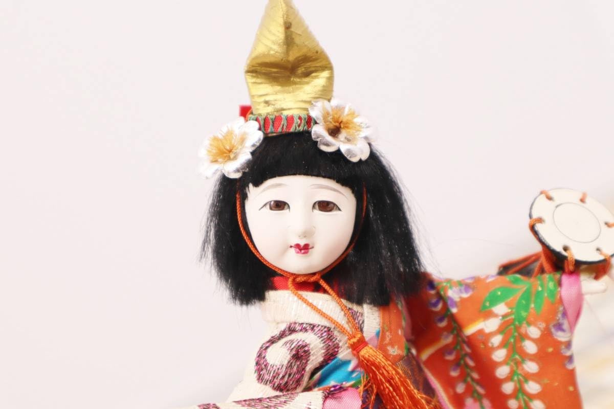 Amazon.co.jp: △ 愛宝作 お宝 元箱あり｜特選 舞踊人形 日本人形 