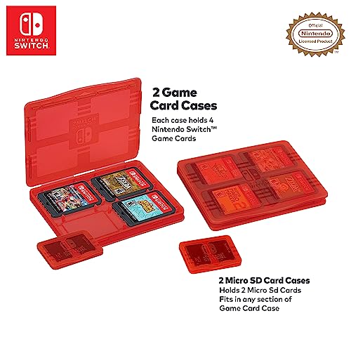 Image of Game Traveler R.D.S. INDUSTRIES, INC Deluxe Licensed Travel Case Designed for Nintendo Switch, Lite, OLED, Red (NNS40R)