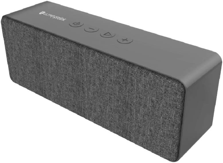 ULTRAPROLINK UM0084 Hi-Q Groove Wireless Portable Bluetooth Multimedia Speaker with Aux Line in, SD Card Slot and USB Pen Drive with Mic for Mobile Smartphones 8W(Grey)